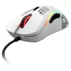 Glorious Model D gaming mysz - biały, błyszczący + Grip Tape - czarny