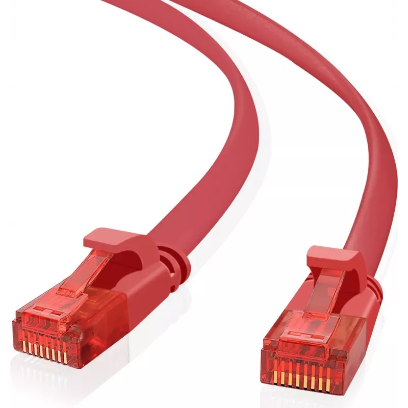 Patch kabel helos Ultra cienki RJ-45 M do M 50 cm UTP Cat 6a płaski