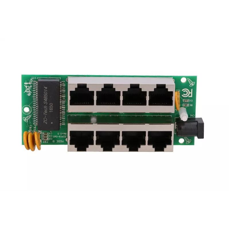 PoE Injector Extralink Gigabit 4-Port, 4x 1000Mb/s RJ45, 48V, niebieski/czarny