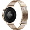 Smartwatch HUAWEI WATCH GT5 41 mm — 1,32 cala AMOLED, 466×466, 323 mAh, koperta ze stali nierdzewnej, złota bransoleta