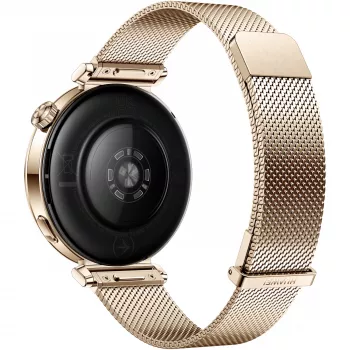 Smartwatch HUAWEI WATCH GT5 41 mm — 1,32 cala AMOLED, 466×466, 323 mAh, koperta ze stali nierdzewnej, złota bransoleta