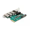 Karta DeLOCK PCI Express x1 3 x USB 5 Gb/s Typ-A 1 x Gigabit LAN