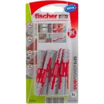 Fischer DuoPower 8 x 65 K NV kołek rozporowy 65 mm 537651 1 zestaw (537651)