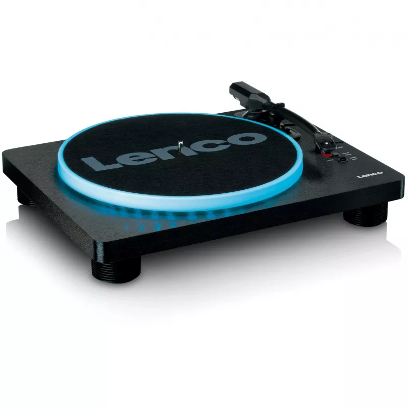 Lenco LS-50LED - Gramofon - 4 W (łącznie) - Czarny (A004784)