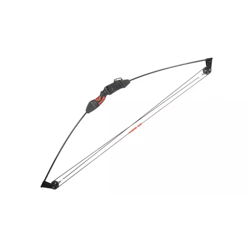 Łuk bloczkowy POE LANG EK Chameleon Czarny 10–15 funtów naciągu, aluminium, 930 mm, cięciwa 22 cale, zawiera 2 strzały i akcesoria