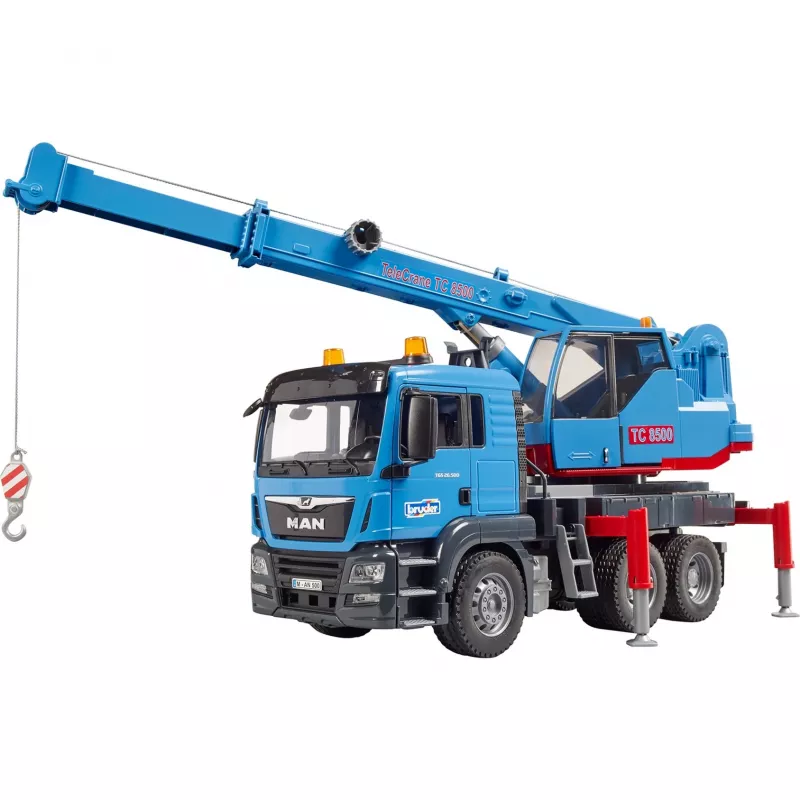 Crane truck BRUDER MAN TGS Kran-LKW niebieski ABS 03771