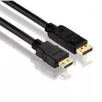 Adapter kablowy wideo PureLink PI5100-010 DisplayPort na HDMI 1m Czarny
