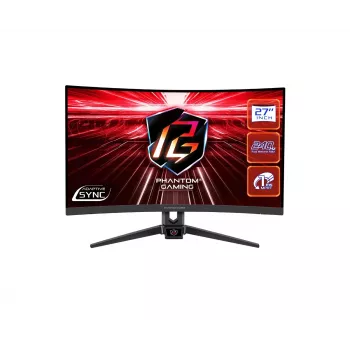 Monitor komputerowy ASRock PG27F15RS1A 68,6 cm (27 inch) 1920 x 1080 pikseli Full HD Czarny