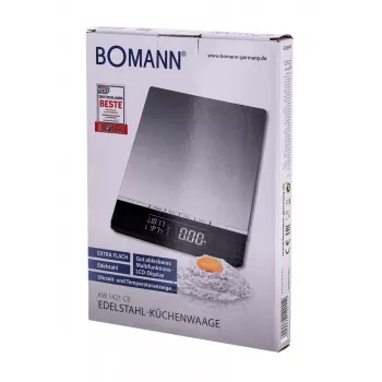 Bomann KW 1421 CB - LCD - Czarny - Stal nierdzewna - 160 X 230 X 18 Mm - 18 Mm - AAA - Stal nierdzewna (614211)