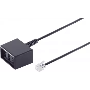Adapter ShiverPeaks 71283-8 Western (RJ11) na wtyk TAE, maks. łączność 8/4