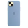 Etui silikonowe Apple iPhone 15 Plus z MagSafe - Zimowy błękit