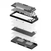 Zestaw barebone klawiatury mechanicznej AKKO Monsgeek M1 V5 ISO Dark Night, układ ISO, barebone