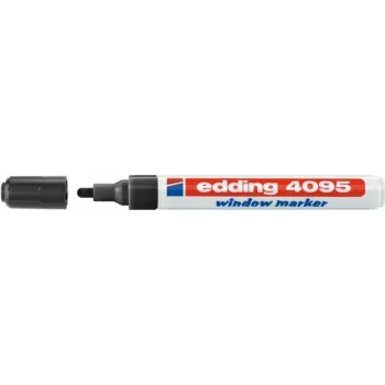 Marker kredowy Edding 4095 czarny 10 szt.