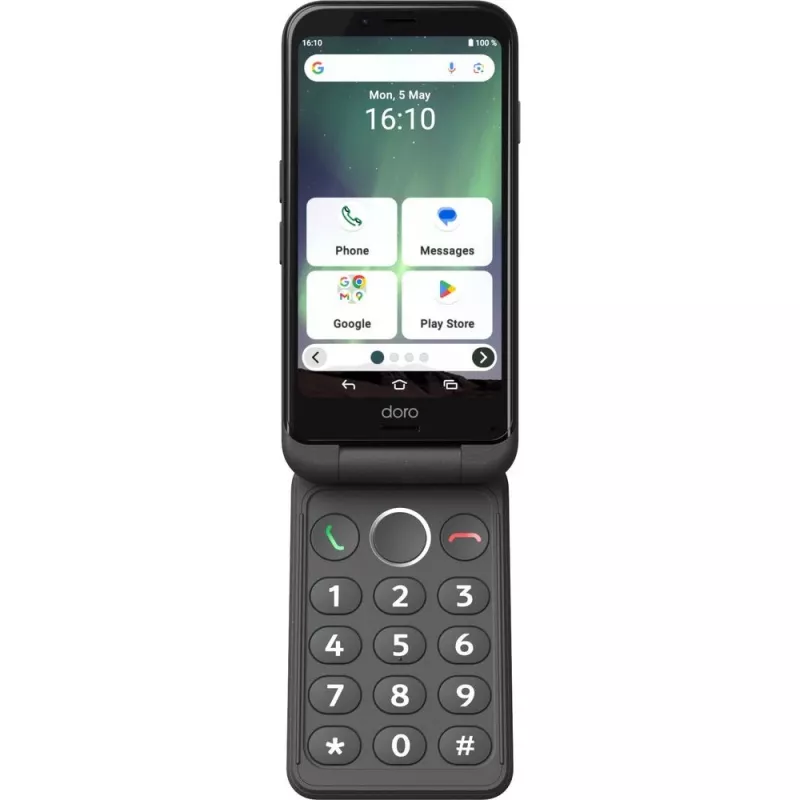 Smartfon Doro Aurora A20 4.5 cala 4GB 64GB Czarny