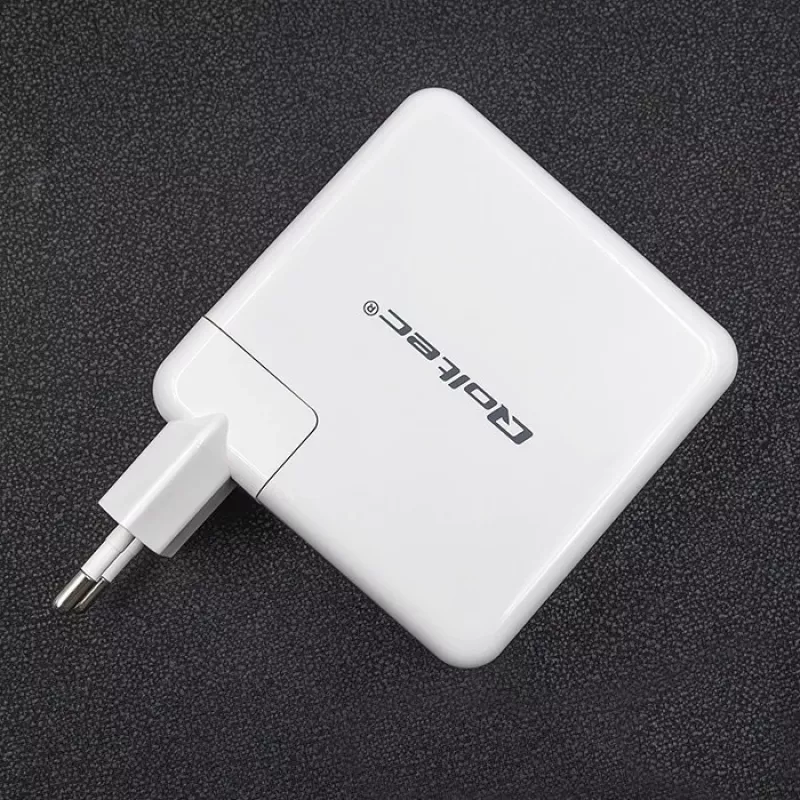 Qoltec GaN Charger FAST 108W | 5-20V | 3-4.7A | USB C | Biały