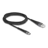 Kabel USB DeLOCK USB 2.0 2 m USB A USB C Czarny 81122