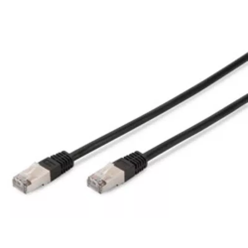 Kabel sieciowy Digitus CAT 5e SF/UTP Patchcord Czarny 3m