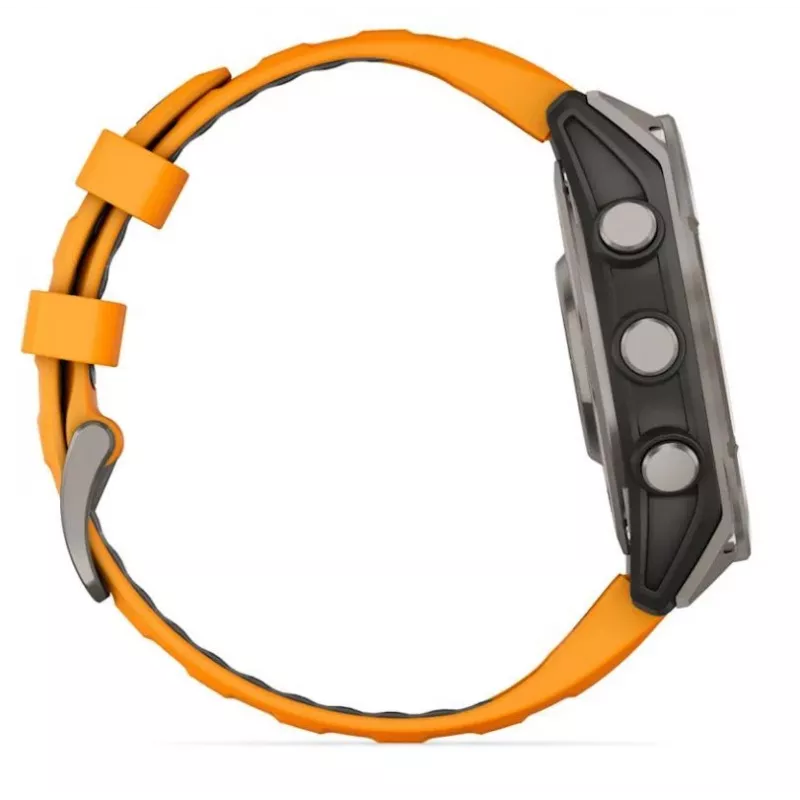 Garmin fenix 8 3,56 cm (1,4) AMOLED 47 mm Cyfrowy 454 x 454 pikseli Ekran dotykowy Grafit Wi-Fi GPS (satelitarny)