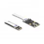 DeLOCK Converter M.2 Key B+M male to Mini PCIe Slot flexible kabel