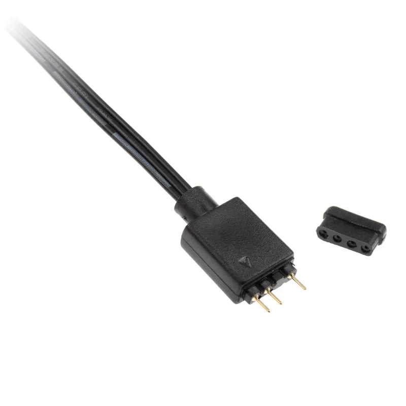 Przejściówka wentylatora Kolink 4‑Pin na 3‑Pin 5V ARGB, 0,4 m