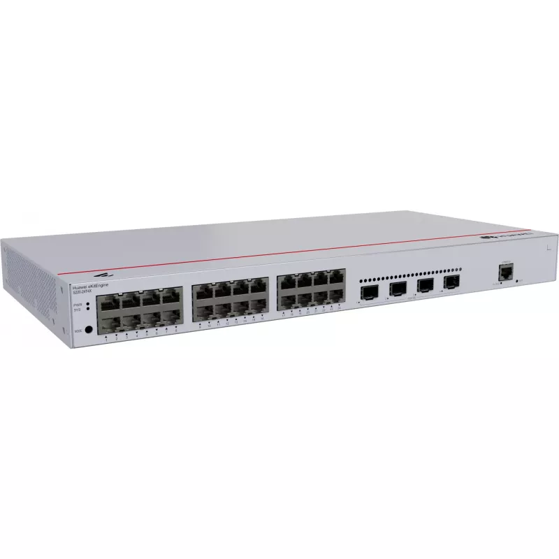 HUAWEI eKit S220 Series S220-24T4X Managed L2 Gigabit Ethernet (10/100/1000) 1U Szary