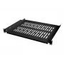 LogiLink Rack - Regal - Czarny, RAL 9005 - 1U - 48,3 cm (19 cali)