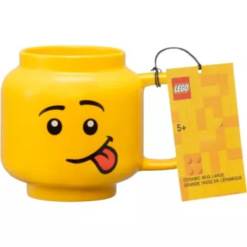 LEGO Keramiktasse Silly, groß gelb