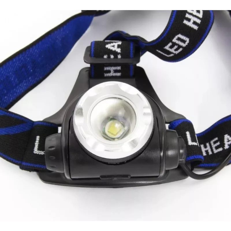 Latarka czołowa ESPERANZA EOT005 — LED Cree T6, 3W, 600 lm, AA x2, obudowa aluminiowa, wodoodporna, wstrząsoodporna, regulowany pasek na głowę