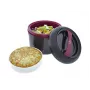 Pojemnik na lunch JATA 942 2 L Czarny Fioletowy