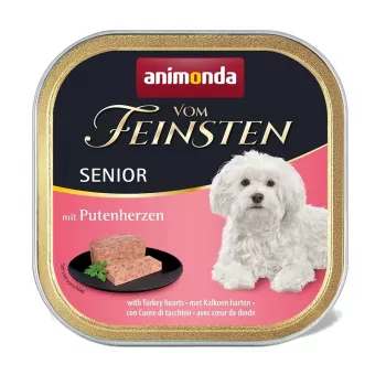 Mokra karma dla psa animonda ANIMONDA Vom Feinsten Moist Food Senior Turkey 150 g, bezglutenowa i bezsojowa