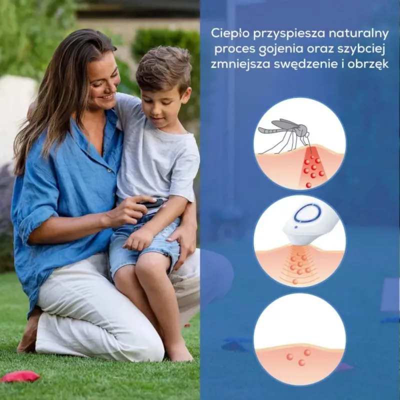 Urządzenie do łagodzenia ukąszeń owadów BR90