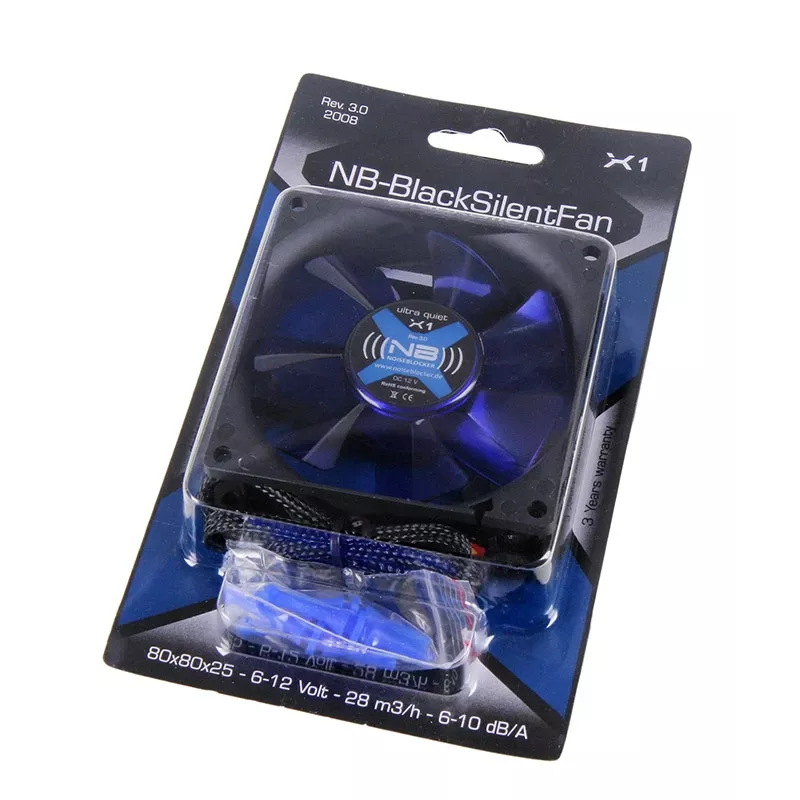 Wentylator Noiseblocker CzarnySilentFan X1