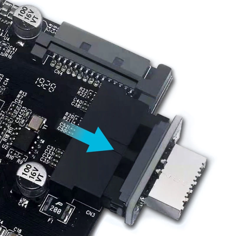 Adapter USB 3.0 GrauGear GG 18025 — gniazdo Type A, orientacja 180°