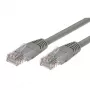 Kabel krosowy kat.6 RJ45 UTP 0,5m szary