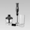 Blender ręczny Maestro MR-566, 500 W, 2 prędkości, turbo, trzepaczka, rozdrabniacz 600 ml, pojemnik do przechowywania 900 ml, stal nierdzewna