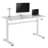 Biurko z ręczną regulacją wysokości Ergo Office, max 40 kg, maks. wysokość 117 cm, z blatem do pracy stojąco-siedzącej, ER-401 W