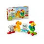 LEGO DUPLO Animal Train 10412 — 19 elementów, dla dzieci od 1,5 roku, 170×60×430 mm