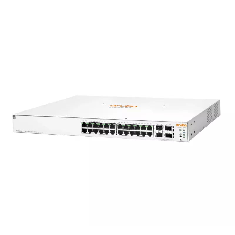HPE Aruba Networking Instant On 1930 24G Class4 PoE 4SFP/SFP+ 370W Zarządzany L2+ Gigabit Ethernet (10/100/1000) Power over Ethernet (PoE) 1U Biały