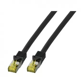 EFB-Elektronik Kabel krosowy RJ45 kat. 6A S/FTP LSZH kabel surowy kat. 7 czarny 7,5 m Producent: EFB Elektronik (MK7001.7,5B)