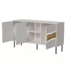 Komoda Cama Meble INSERTO 3D 143,5×40×80 cm — wykończenie kaszmir z LED