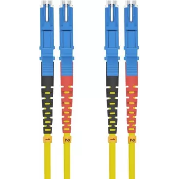 Światłowodowy kabel krosowy helos E2000 2 m, 9/125 µm OS2, żółty