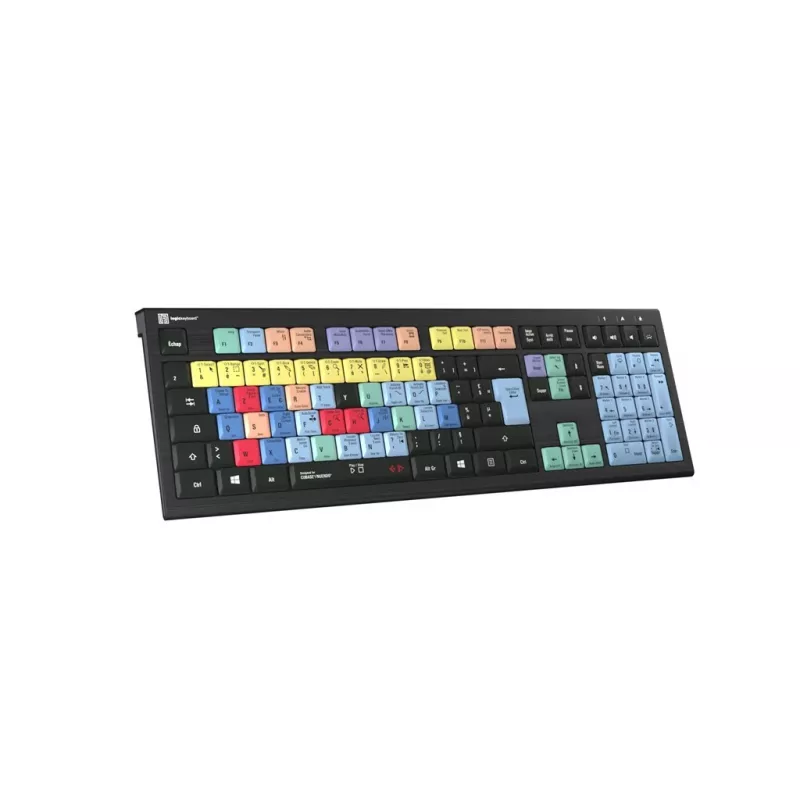 Klawiatura Logickeyboard LKB-CBASE-A2PC-FR Uniwersalna USB AZERTY Francuska Czarna