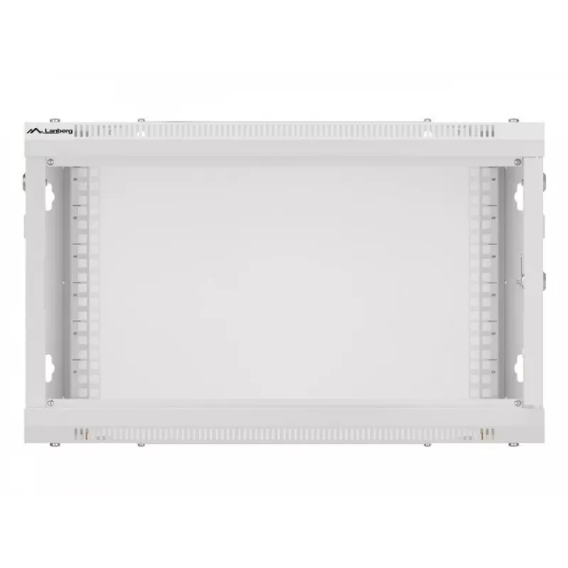Wall mounted rack Lanberg WF01-6606-00S 6U szary 60 kg capacity