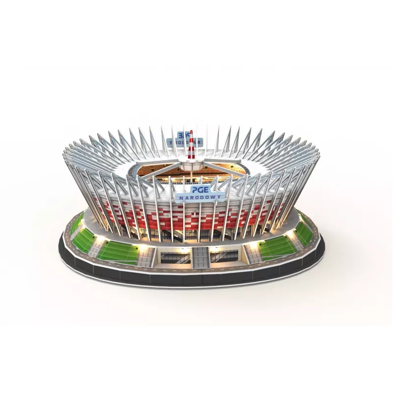 3D Puzzle cubicfun PGE National LED Model 306-L541H — Podświetlany LED model architektoniczny z papieru