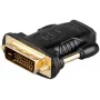Goobay Adapter HDMI/DVI-D, gniazdo standardowe HDMI (Typ A) -> wtyk DVI-D (24+1) (68931)