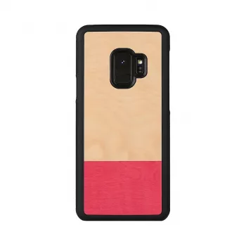 Etui na smartfona man and wood dla Samsung Galaxy S9 — czarna konstrukcja mismatch