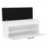Topeshop PARMA SZAFKA BIEL shoe organizer Closed Biały