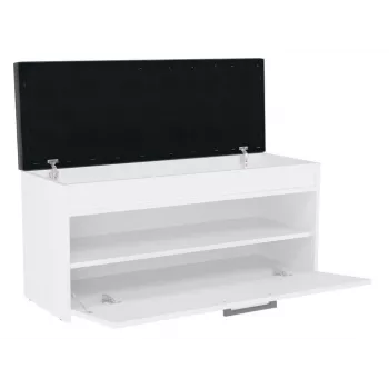 Topeshop PARMA SZAFKA BIEL shoe organizer Closed Biały