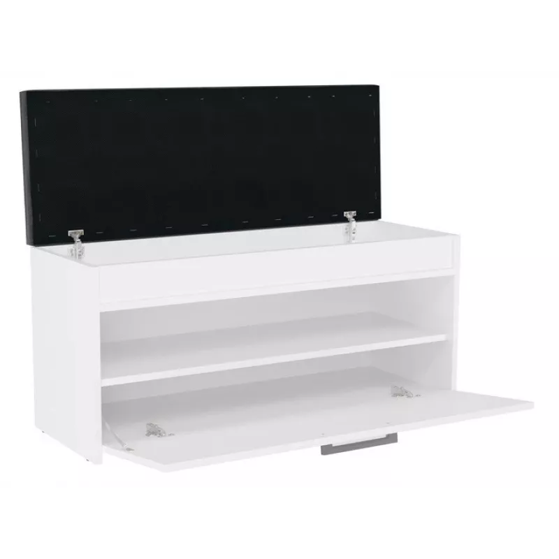 Topeshop PARMA SZAFKA BIEL shoe organizer Closed Biały