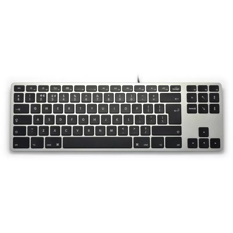 Klawiatura aluminiowa Mac Tenkeyless RGB Space Gray